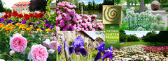 Collage Blühende Gartenträume-Parks